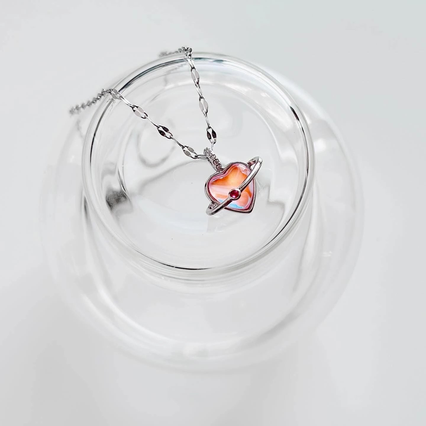 Vath çeliku Jumeon, ngjyrë rozë dhe argjendi, Blissful