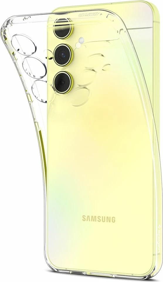 Mbështjellës Spigen Liquid Crystal për Samsung Galaxy A55 5G, TPU i hollë, përthithje goditjesh, përshtatje precize, transparent, 1x