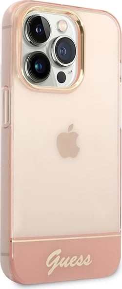 Mbështjellës Guess Translucent për iPhone 14 Pro Max 6.7", Rozë Mbështjellës Guess Translucent për iPhone 14 Pro Max 6.7", Rozë