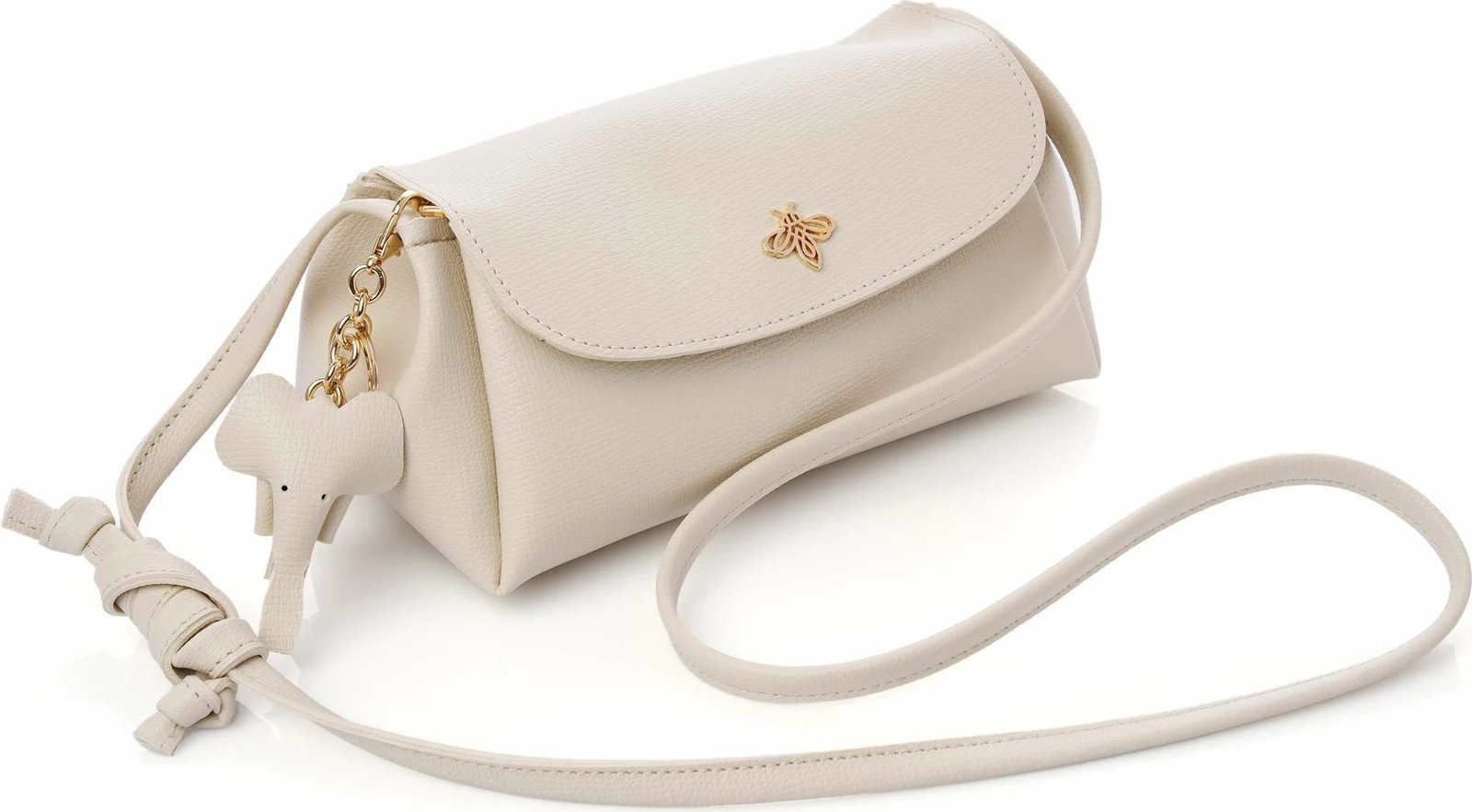 Çantë krahu Lucky Bees Ava, ngjyrë krem
