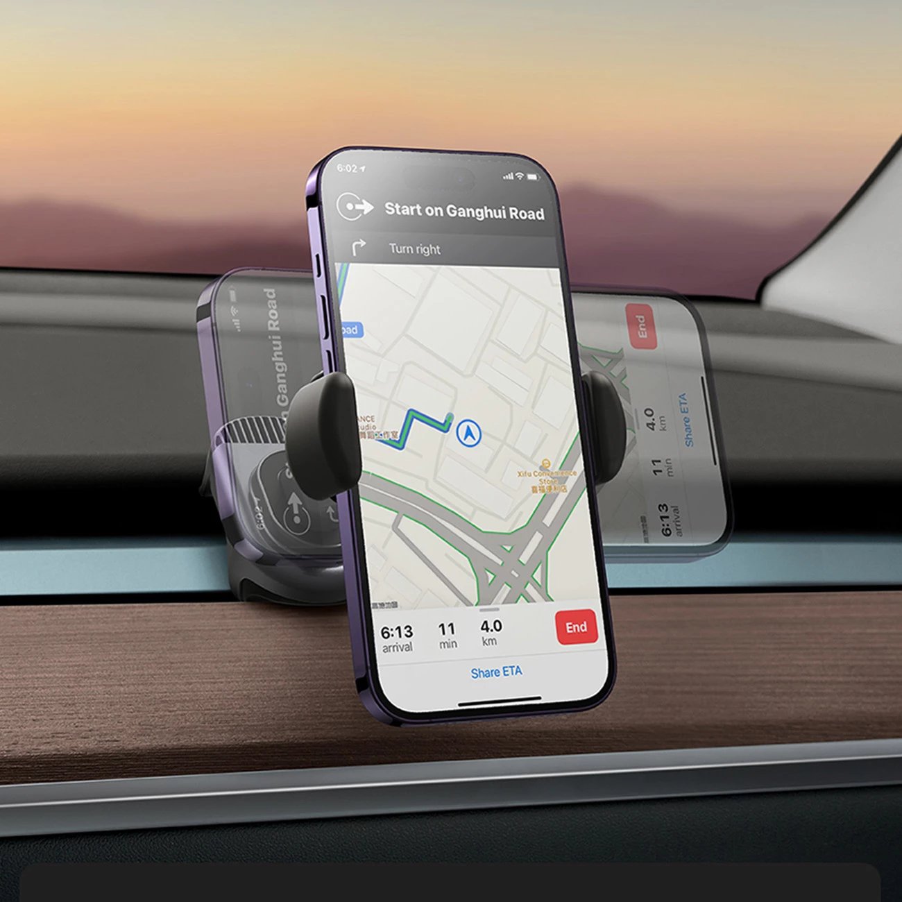 Mbështjellës elektrik për veturë Baseus T-Space për Tesla Model 3/Y, me panel diellor, i zi