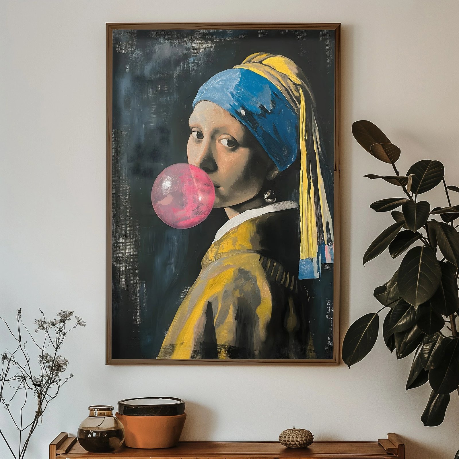 Pikturë dekorative me kornizë, MDF, Wallity, HUM070