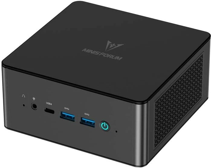 Kasë Minis Forum UM890 Pro, Ryzen 9 8945HS, 32GB RAM, 1TB SSD, e zezë