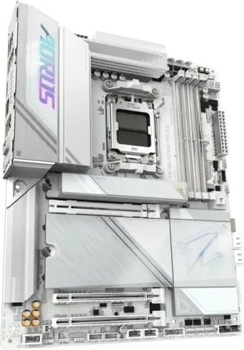 Pllakë amë, Gigabyte AORUS X870E AORUS PRO ICE, AM5 4x DDR5 ATX USB4/HDMI PCIe 5.0 Wi‑Fi 7, e bardhë