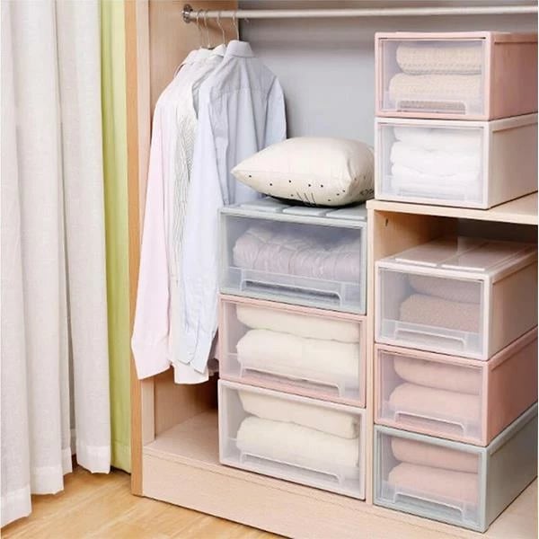 Kuti ruajtëse plastike NEXT, H17x41x29cm, rozë Kuti ruajtëse plastike NEXT, H17x41x29cm, rozë