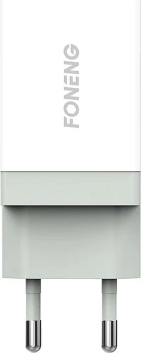 Karikues i shpejtë Foneng K210 me 1x USB-A, 10.5W, me kabllo Micro USB, Bardhë