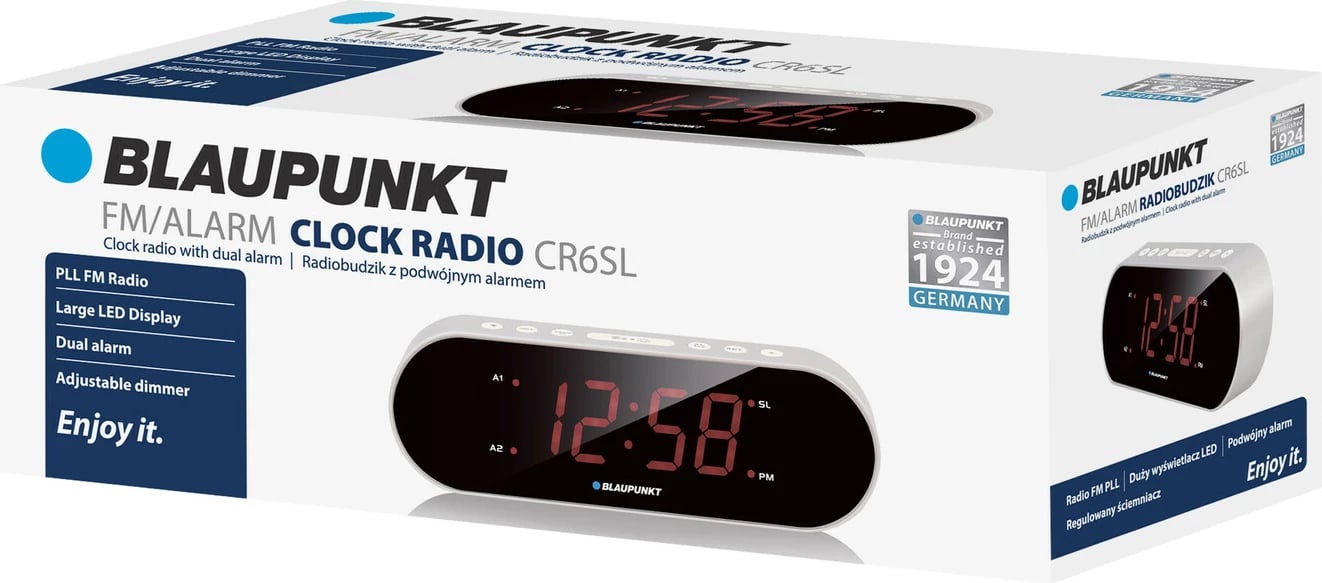Orë me Radio dhe Dy Alarme BLAUPUNKT CR6SL