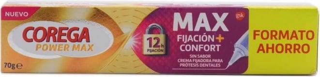 Krem fiksues për proteza dentare Corega Power Max unisex 70g