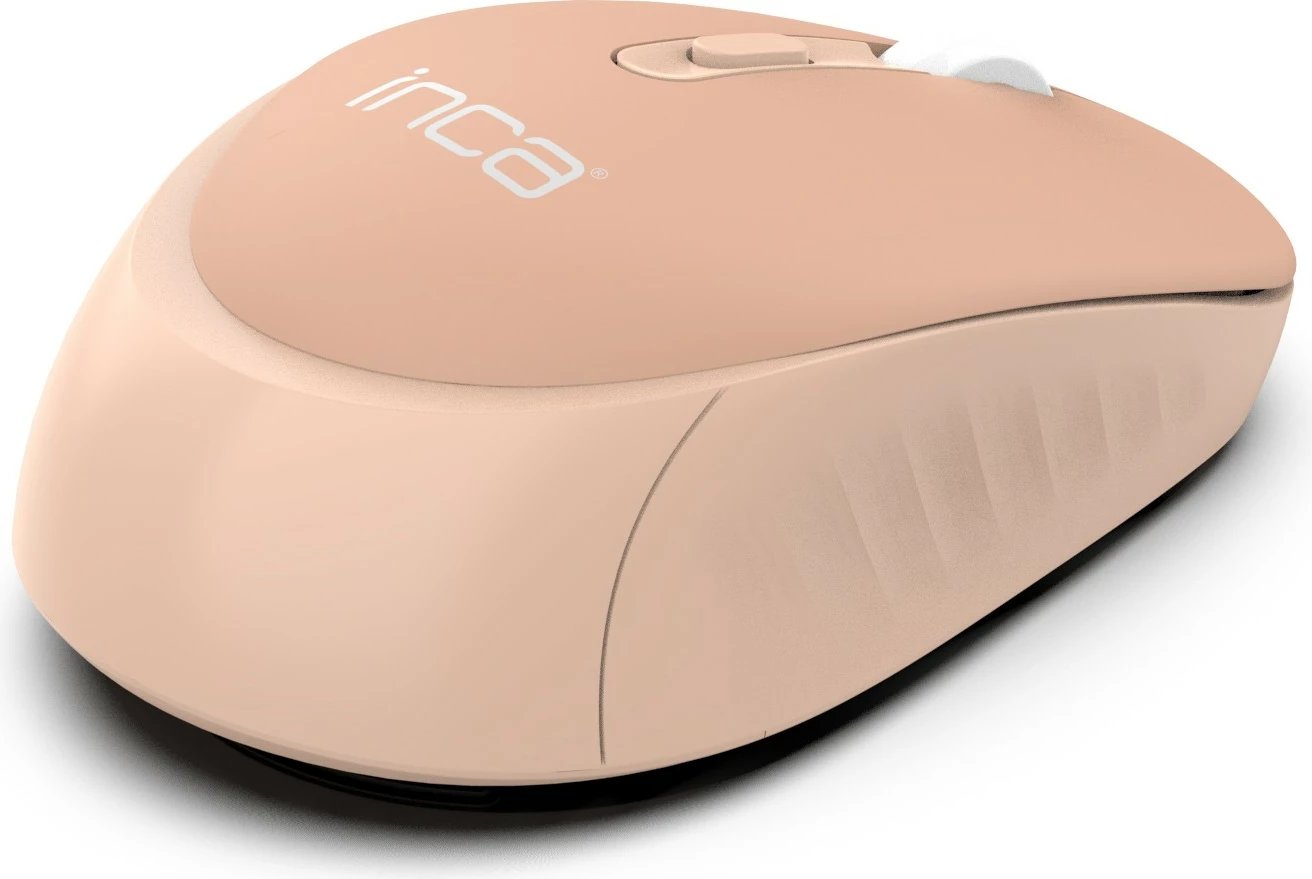 Maus Inca IWM-243RH, wireless, 1600 DPI, Candy Design, krem