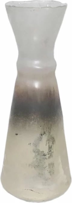 Vazo JEG, qelq, ngjyrë ari, bronzi, argjendi, 17x17x45cm