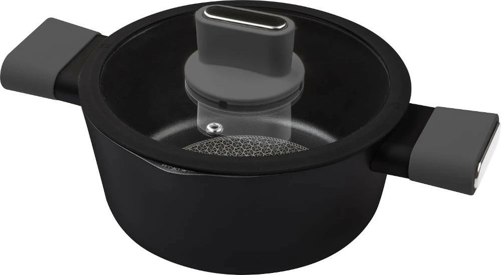 Tenxhere POELE Lamart LT1224, 20cm, 2.4 L, e zezë