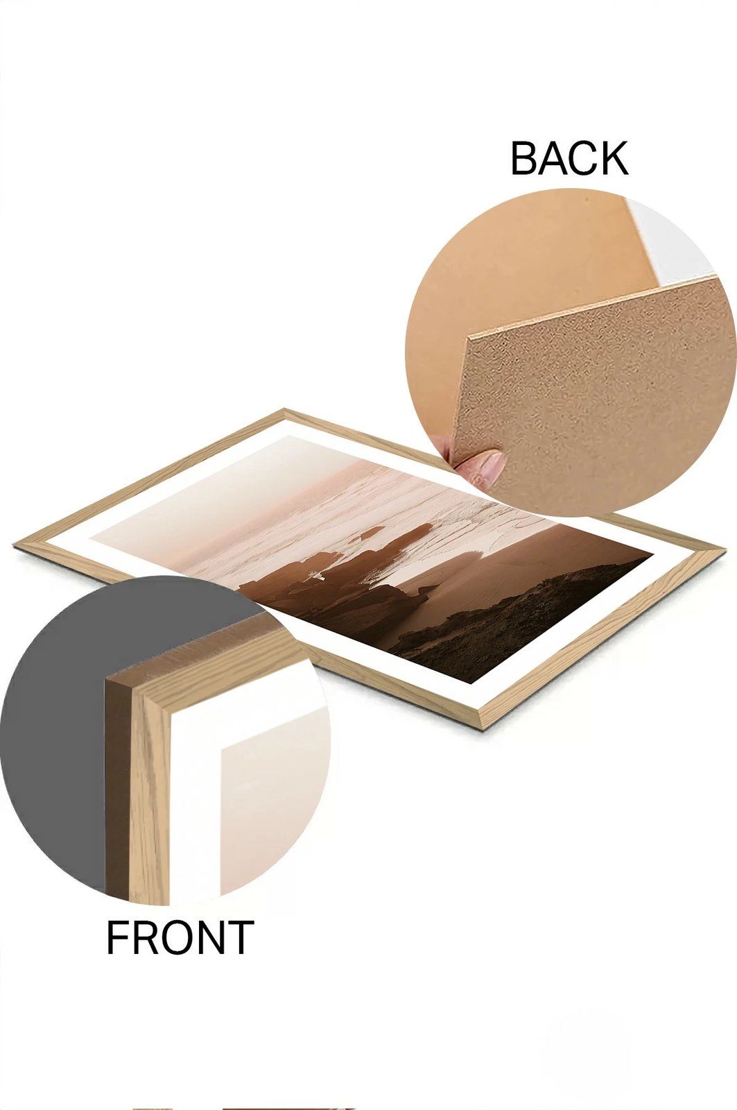 Pikturë dekorative Wallity, multingjyrëshe, Tekhammdf118, 33x48cm