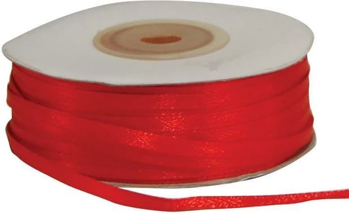 Shirit sateni i dyanshëm NEXT me skaj të kuq, 3mm x 100m