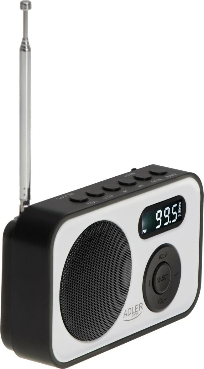 Radio digjitale Adler AD1906, PLL AM/FM, e zezë