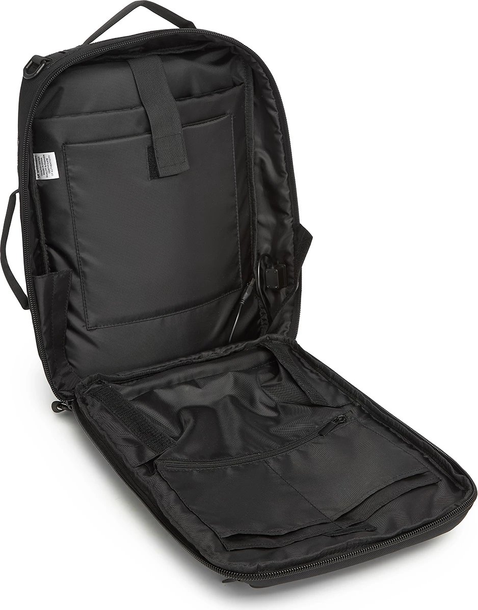 Çantë shpine/laptopi Wozinsky Premium 15.6 inç, me port USB, e zezë Çantë shpine/laptopi Wozinsky Premium 15.6 inç, me port USB, e zezë