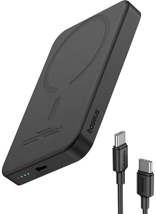 Powerbank Baseus Magnetic Mini 5000mAh, 20W, USB-C, e zezë Powerbank Baseus Magnetic Mini 5000mAh, 20W, USB-C, e zezë