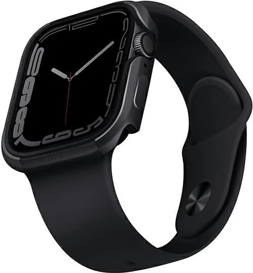 Mbështjellës Uniq Valencia për Apple Watch Series 4/5/6/7/8/9/SE/SE2 44/45mm, grafit