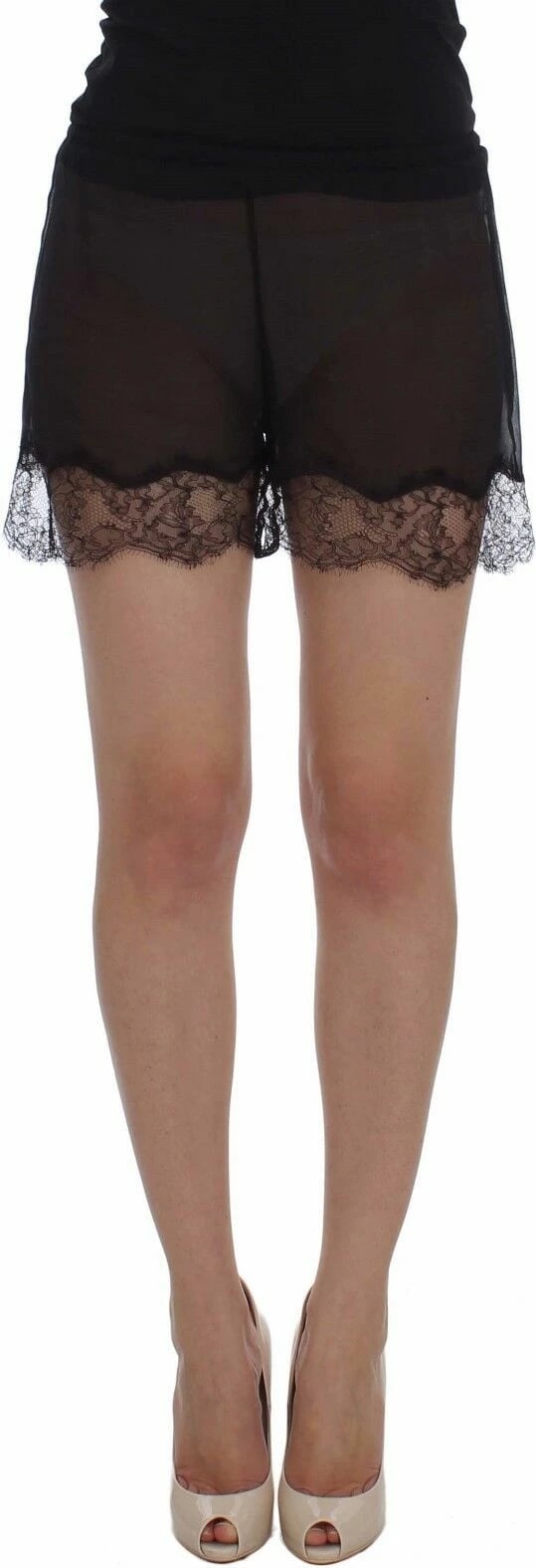 Pizhame të poshtme për femra Dolce & Gabbana, të zeza 