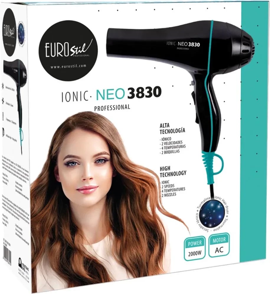 Tharëse flokësh Eurostil Ionic Neo 3830 unisex 1 copë