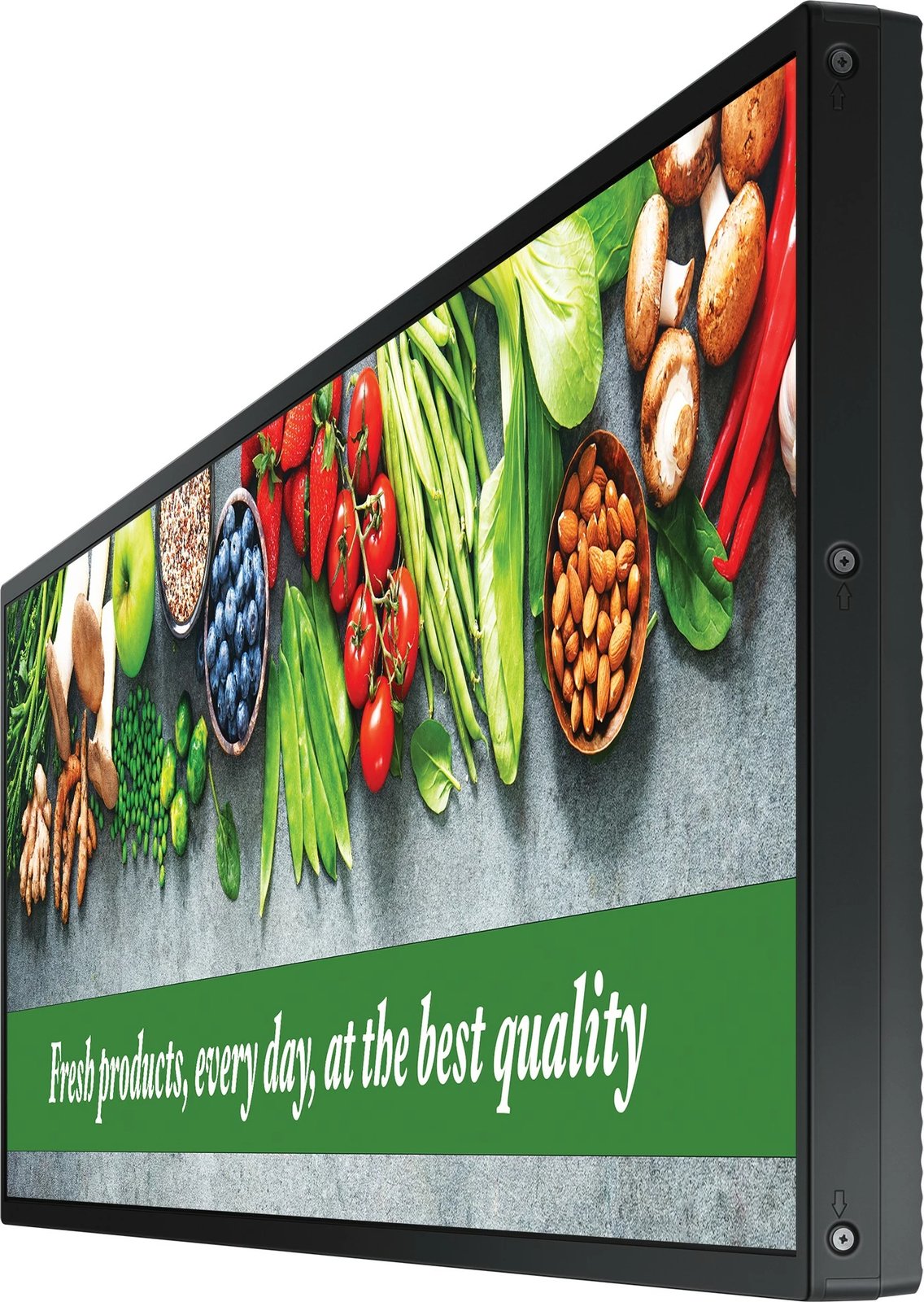 Ekran i gjatë Samsung Smart Signage SH37C, 37 inch, 8GB, Wi-Fi, i zi