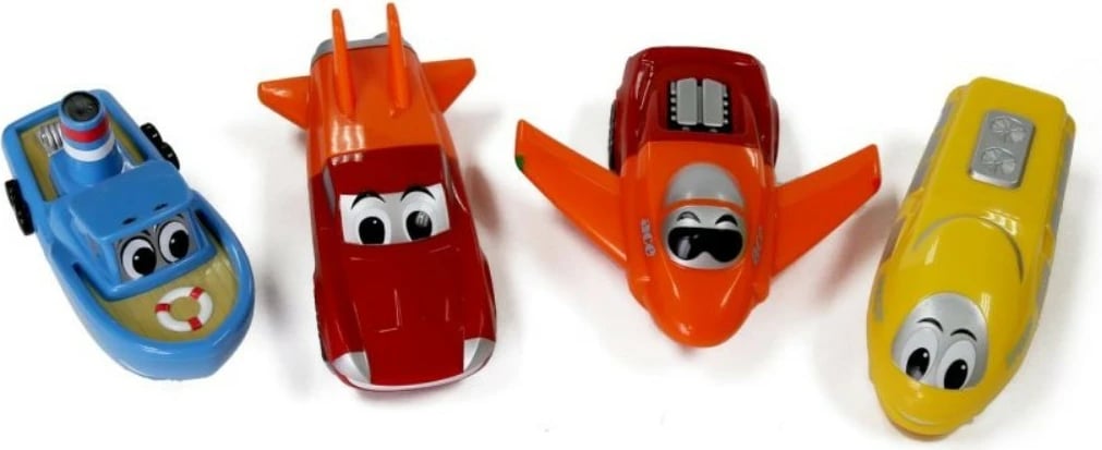 Set lodrash magnetike MalBlo Junior MALIK 61301, 4 automjete, shumëngjyrëshe