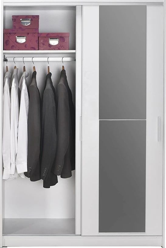 Dollap për rroba, ngjyrë e bardhë, Hanah Home, SWD-512-BB-2