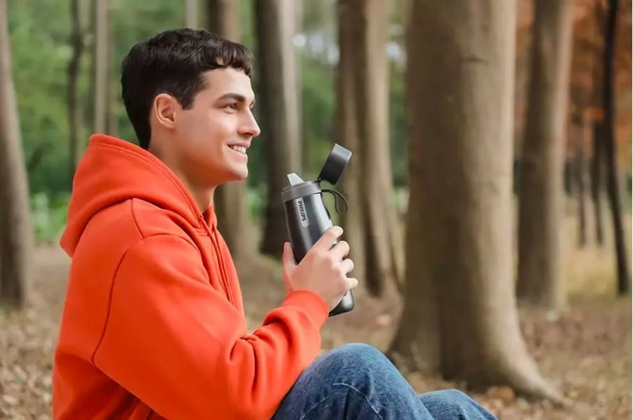 Termos Philips GoZero Daily AWP2771GRR/58, 550 ml, Gri