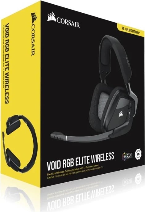Kufje Corsair Void Elite Wireless, 7.1, të zeza