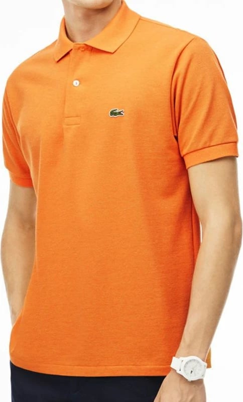 Polo maicë Lacoste për meshkuj, portokalli