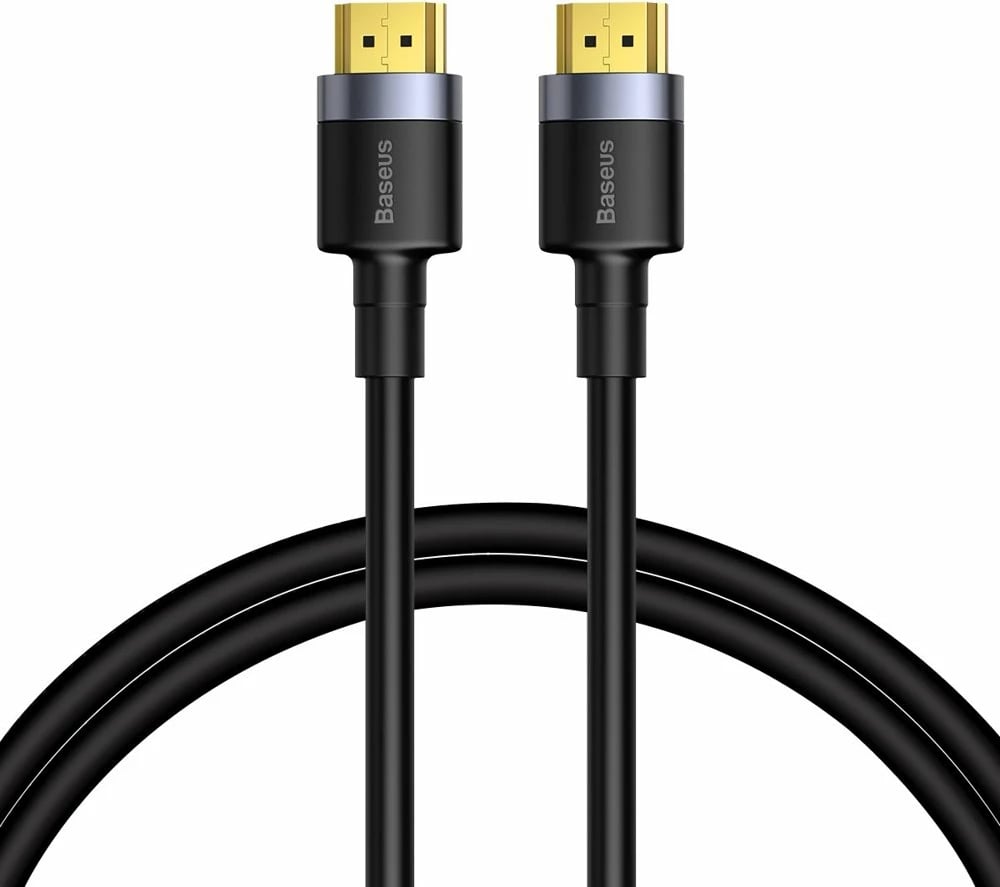 Kabllo HDMI Baseus Cafule CADKLF-F01, 2m, 4K 60Hz, e zezë