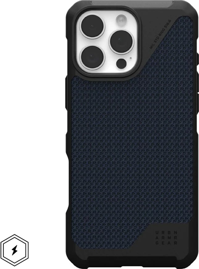 Mbështjellës Urban Armor Gear Metropolis LT për celular, për Apple, 6.9", TPU, Blu