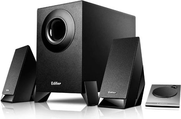 Sistem zëri Edifier M1360 2.1, 8.5W, për PC, dru, i zi