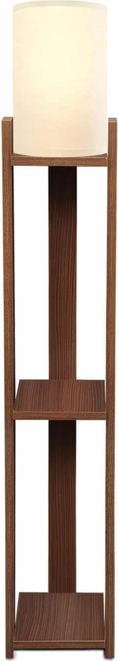 Llambë dyshemeje prej druri, krem, Opviq, 241639