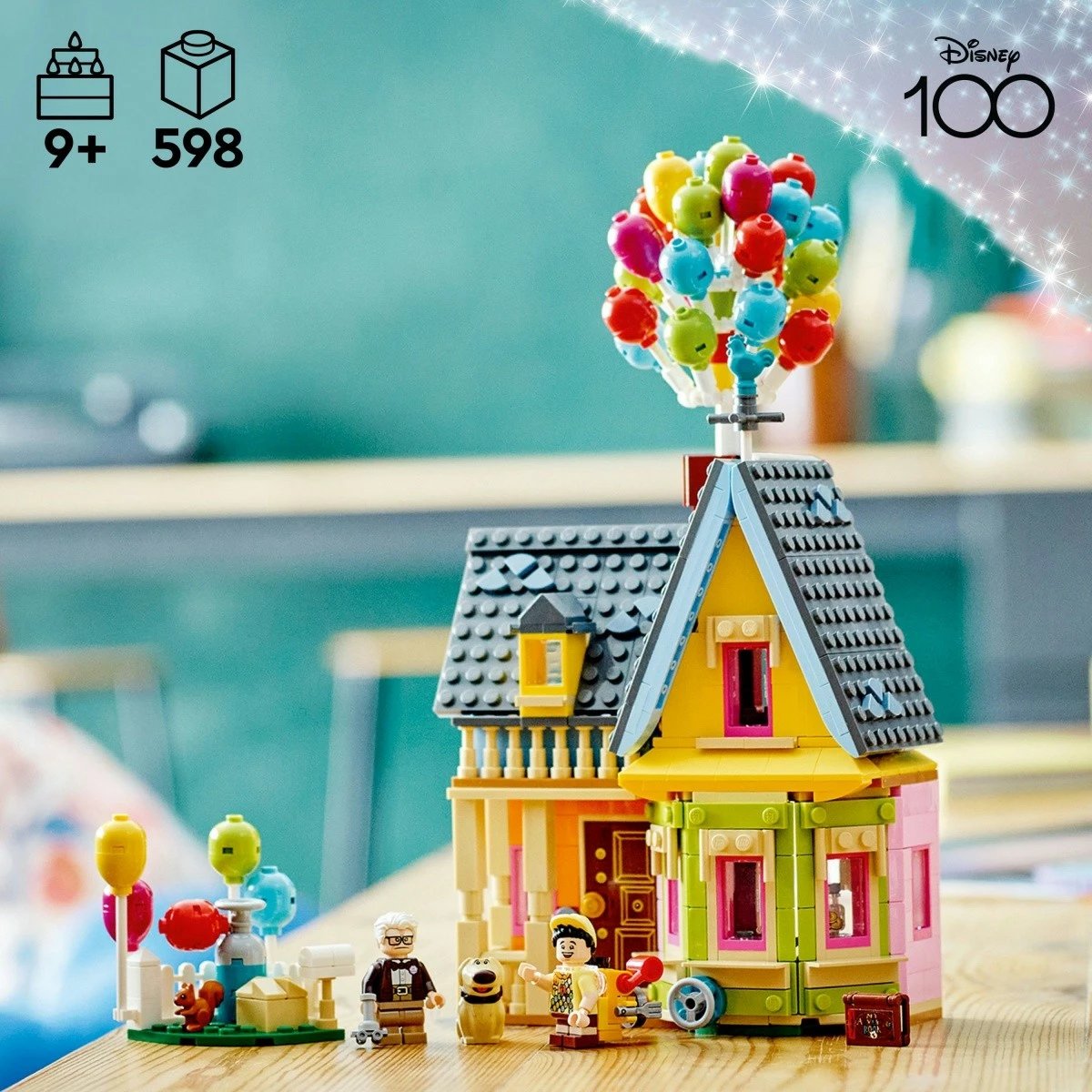 Set LEGO Disney Shtëpia nga filmi Up, 43217, 598 pjesë, shumëngjyrëshe