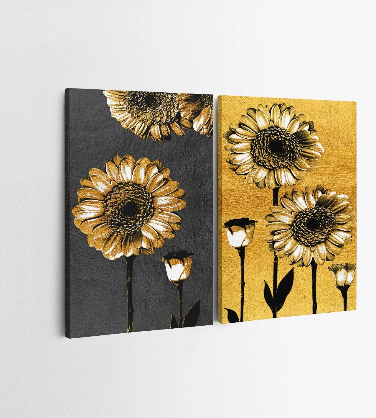 Pikturë dekorative në kanavacë (2 copë), Wallity, 2KNV4272, 50x70 cm