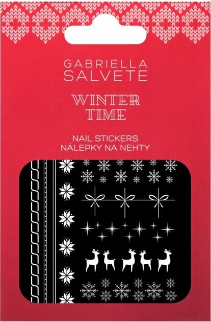 Sticker për thonj Gabriella Salvete Winter Time për femra, 1 pako