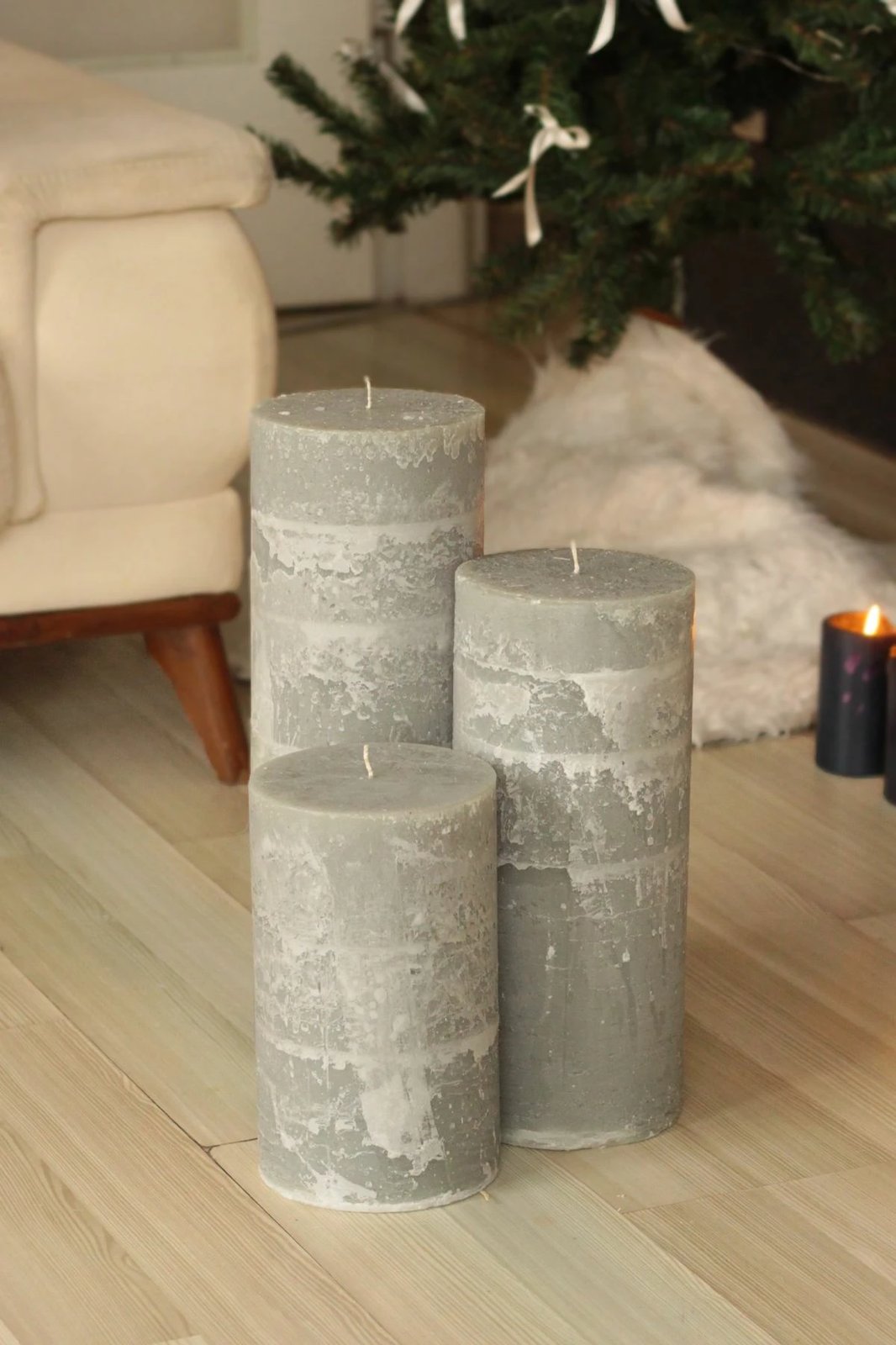 Set qirinjsh (3 copë), Evila Originals, Dev Sutun, ngjyrë kaki