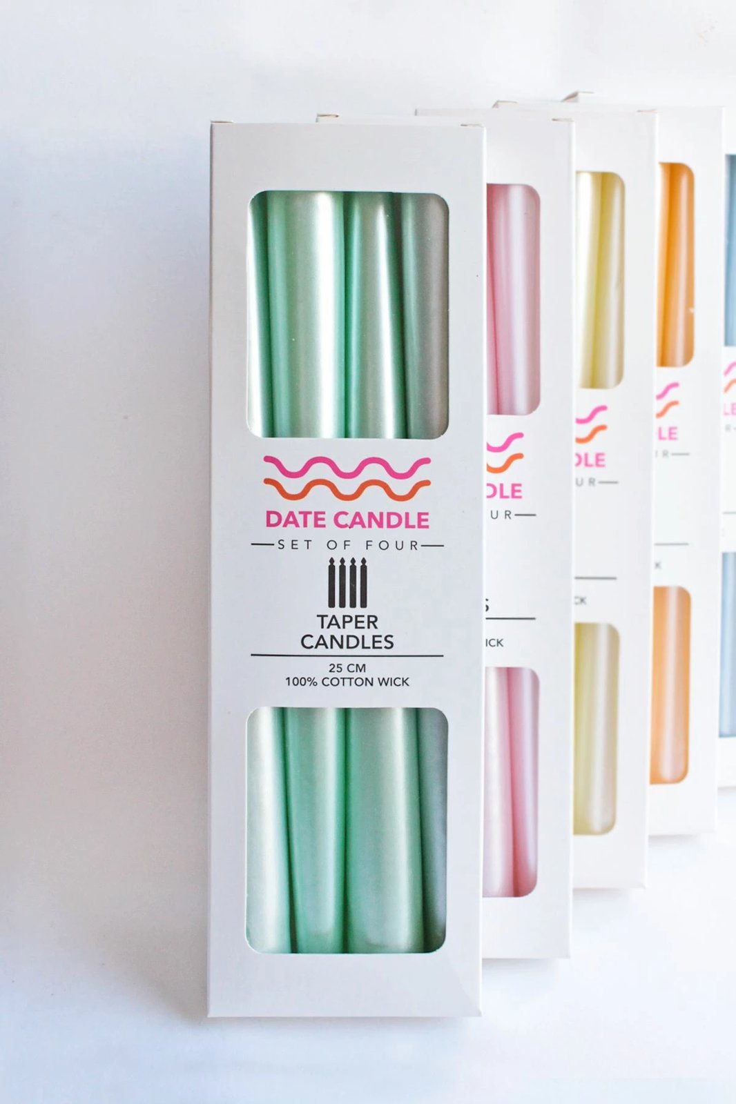 Set qirinjësh (4 copë), Evila Originals, Neon 4 - e gjelbër