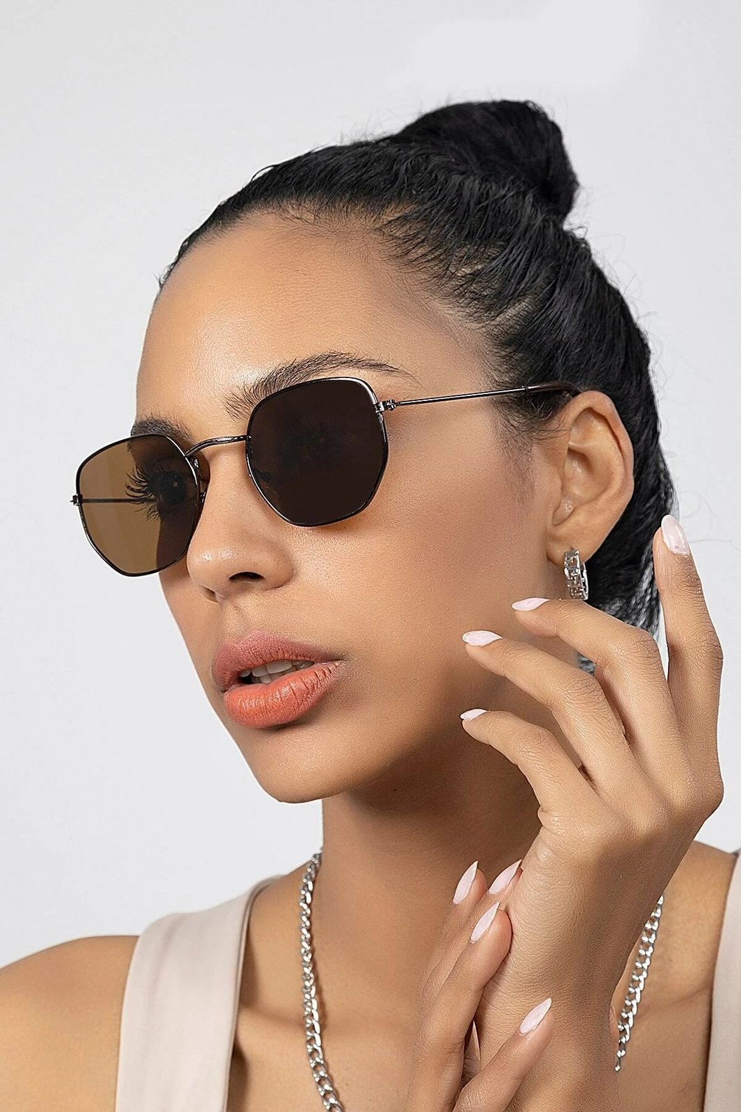 Syze dielli për gra, ngjyrë kafe, Jumeon Pl23Kg064R002