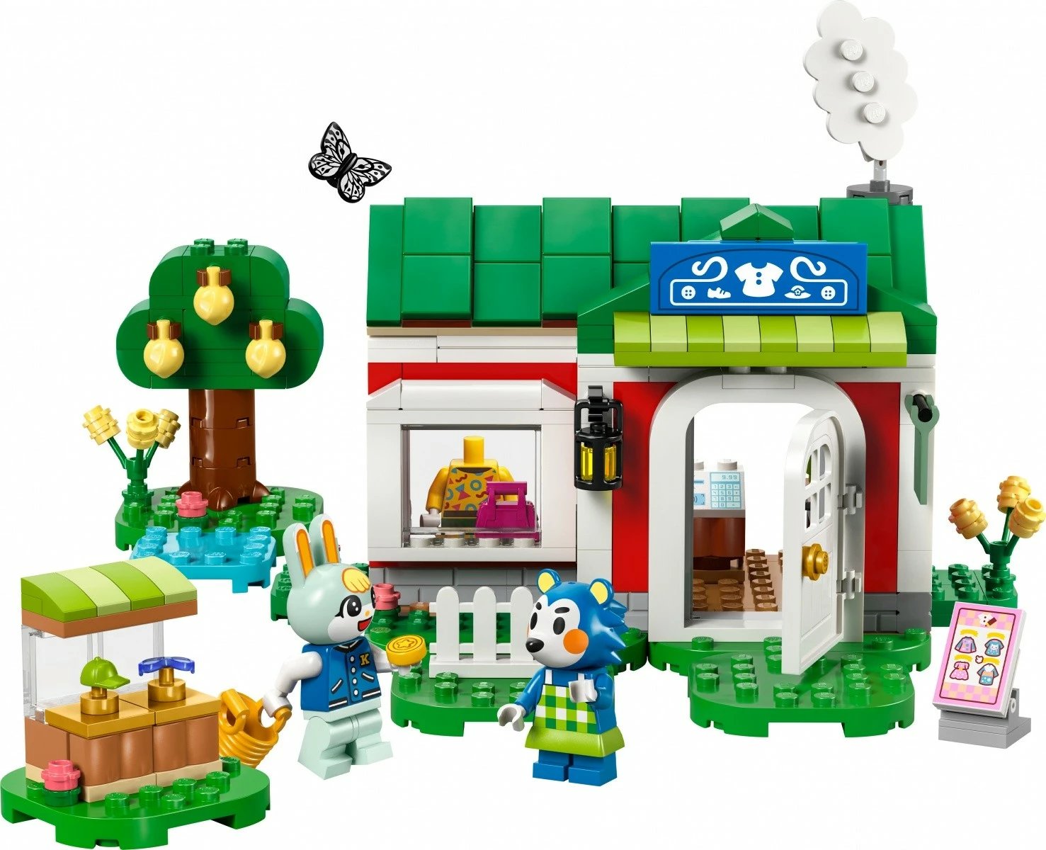 Set LEGO Animal Crossing Able Sisters and Clothing Store 77055, 322 pjesë