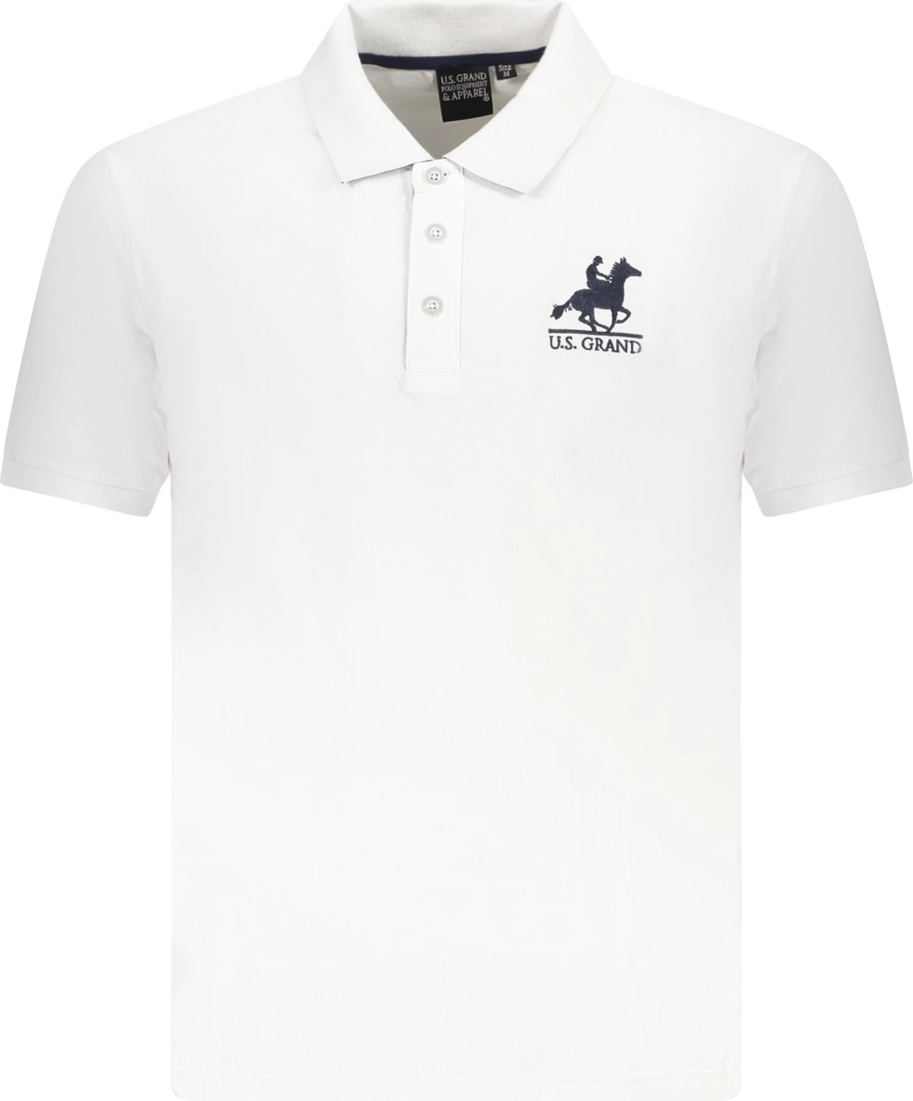 Polo për meshkuj U.S. GRAND POLO, e bardhë