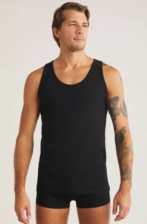 Fanellë e brendshme për meshkuj, e zezë, Jumeon, 1C11CEAK061.004.C00207