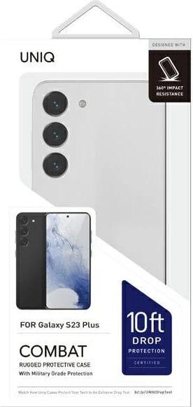 Mbështjellës UNIQ Combat për Samsung Galaxy S23+, i zi