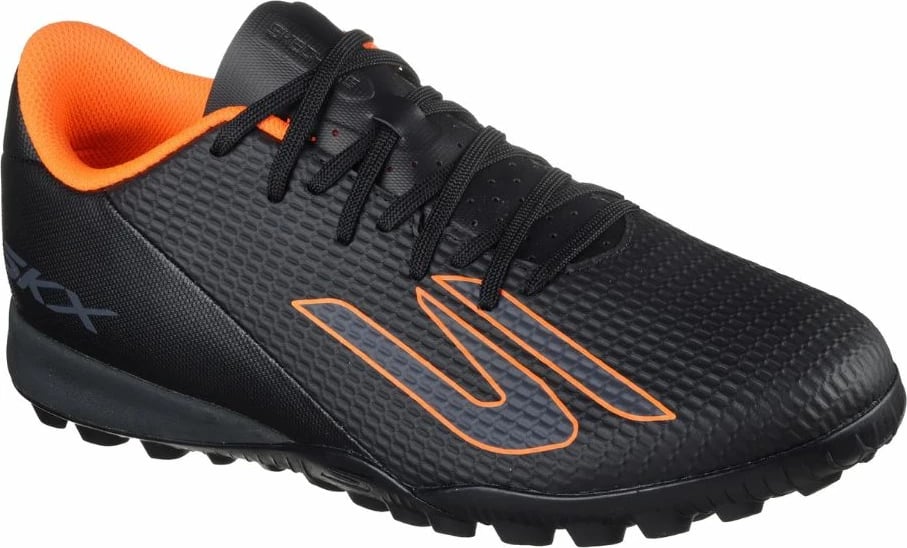 Atlete futbolli për meshkuj Skechers, të zeza-portokalli