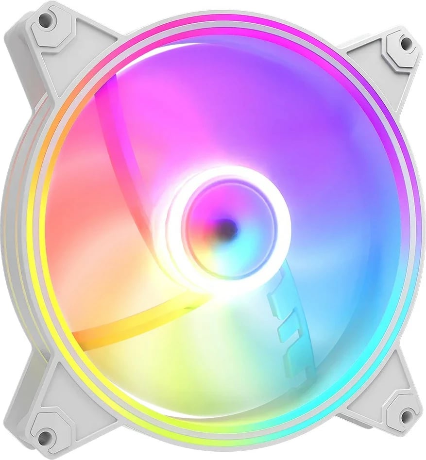 Ventilator kompjuteri MODECOM FAN-APEX-140R-ARGB-200, 140mm, ARGB, i bardhë