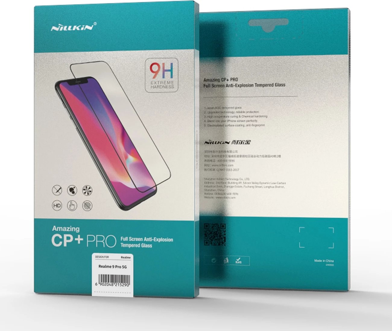 Xham mbrojtës Nillkin CP+PRO për Realme 9 Pro, 0.2 mm, i zi Xham mbrojtës Nillkin CP+PRO për Realme 9 Pro, 0.2 mm, i zi
