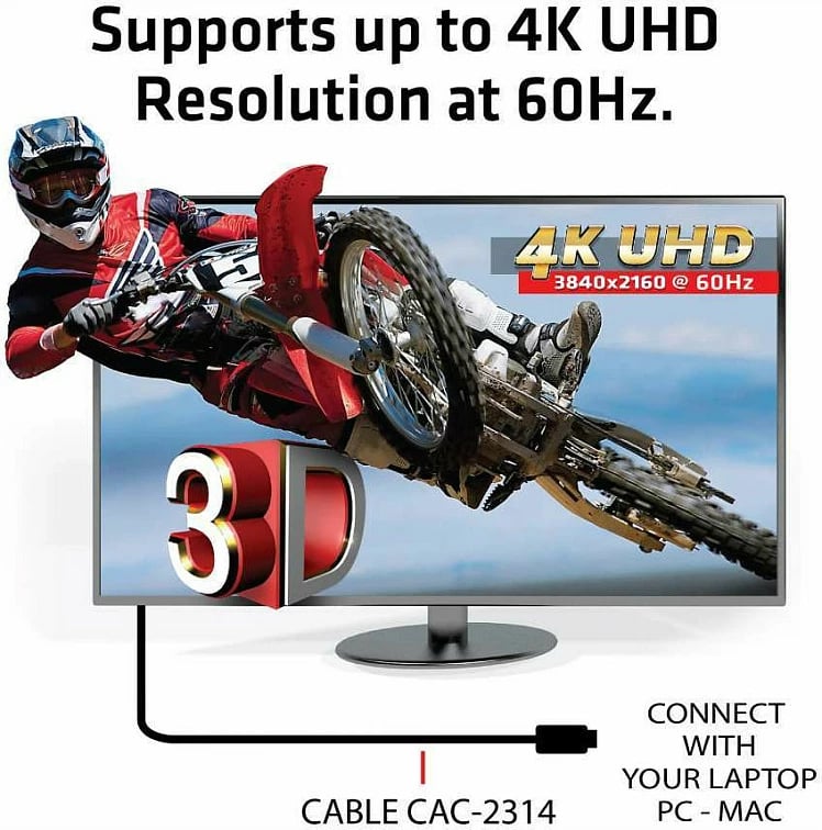 Kabllo HDMI Club3D 2.0 RedMere 15m, 4K60Hz, i zi