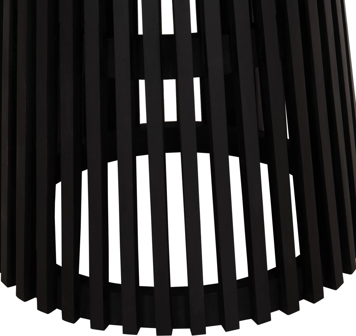 Tavolinë e rrumbullakët për ngrënie, dru Mindi, e zezë, FRANTZ FH9388.02, 118x79cm