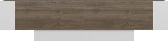 Komodë TV Hanah Home, matera, ngjyrë arre dhe e bardhë