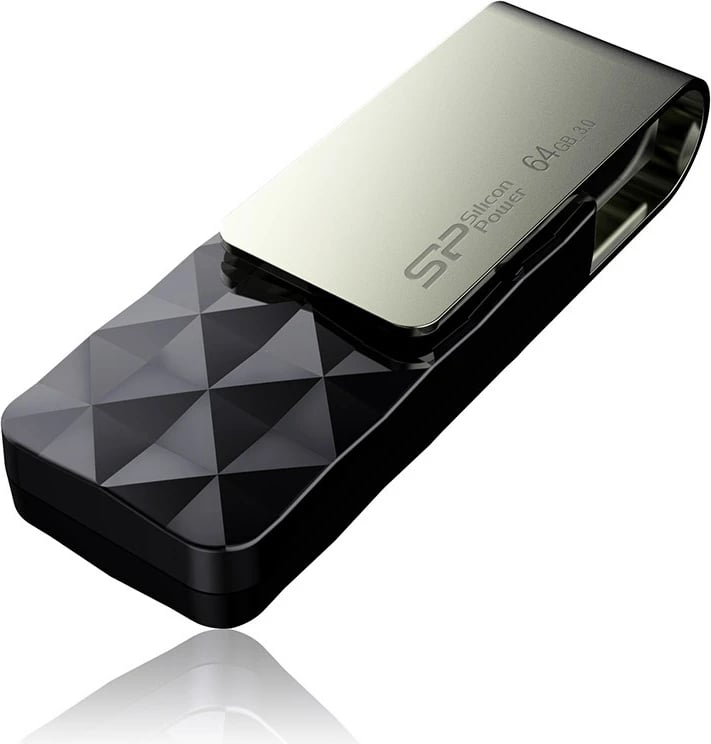 USB flash drive Silicon Power, 64 GB USB Type-A 3.0, e zezë